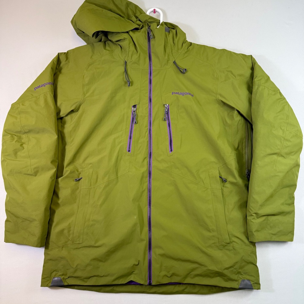 Patagonia Primo Down Jacket Mens Large Green Gore-Tex Recco Ski Parka 30471